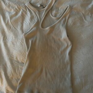 Ribbed Tank Top - Cream